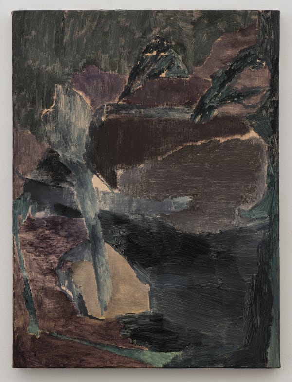 Biraaj Dodiya Green Song Oil on linen