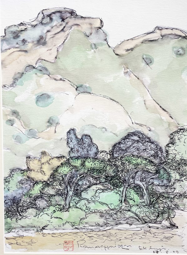 Eklinji Series Watercolour on paper 15 x 11 in 2009