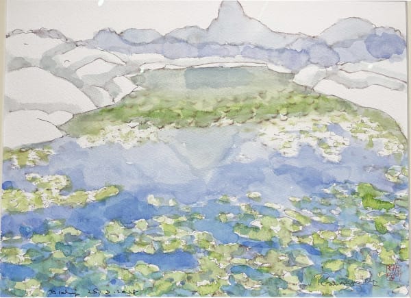 Eklinji Series Watercolour on paper 11 x 15 in 2018