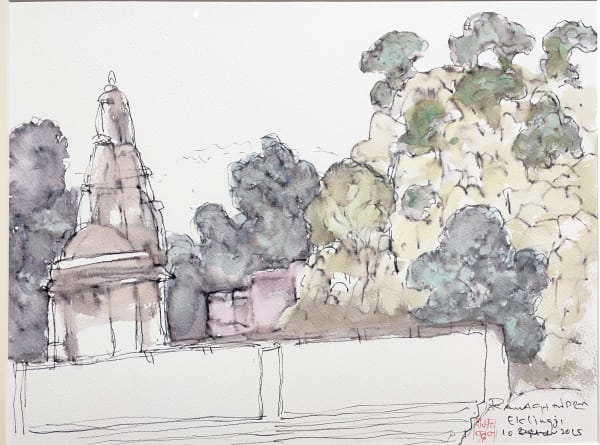 Eklinji Series Watercolour on paper 11 x 15 in 2015