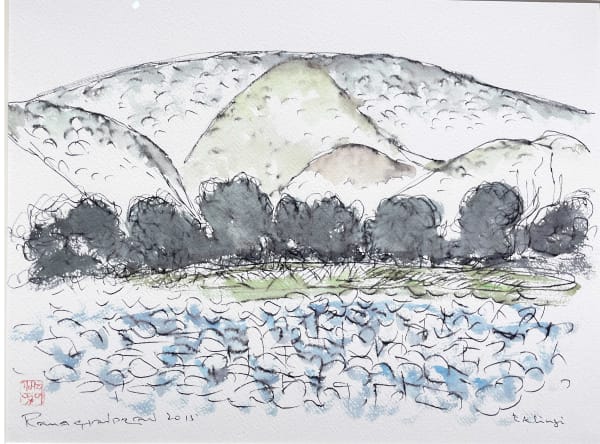 Eklinji Series Watercolour on paper 11 x 15 in 2015