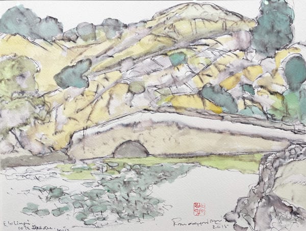 Eklinji Series Watercolour on paper 11 x 15 in 2015