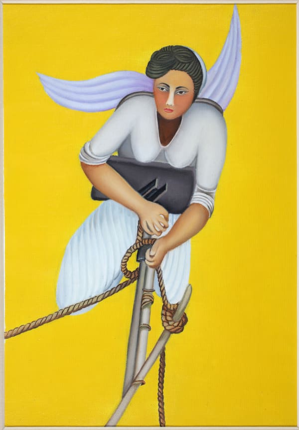 Untitled Tempera on paper 10 x 7 in