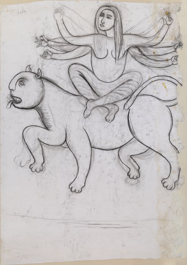 Untitled Dry Pastel on paper 62 x 87 in