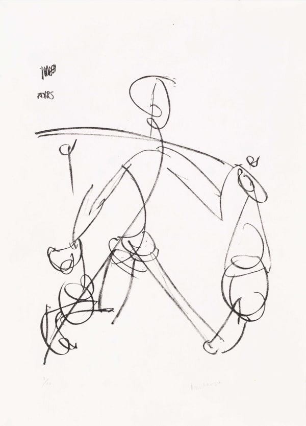 Benodebehari Mukherjee Curd Seller Lithograph 15 x 11 in | 38 x 28 cm 1971 Edition 3 of 10