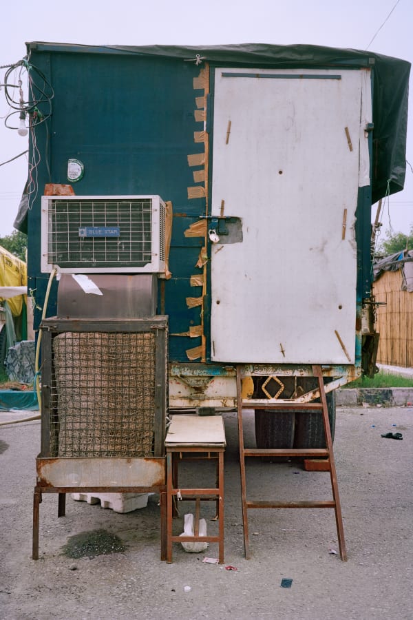 Untitled, (28) from the series The Village on the Highway, 2021 Archival pigment print 65.25 x 43.5 in