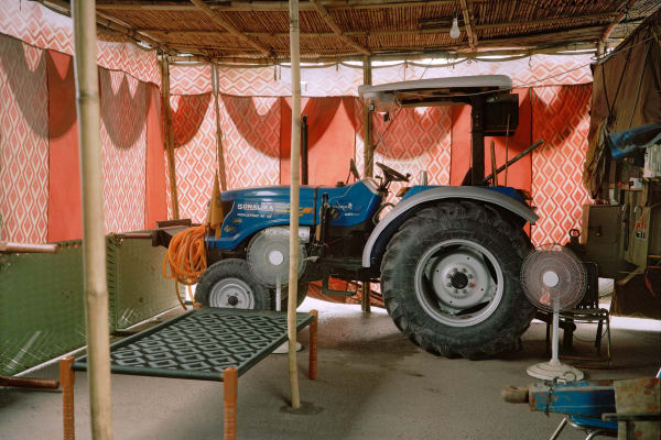 Untitled, (5) from the series The Village on the Highway, 2021 Archival pigment print 43.5 x 65.25 in