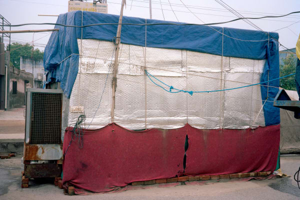 Untitled, (6) from the series The Village on the Highway, 2021 Archival pigment print 28 x 42 in