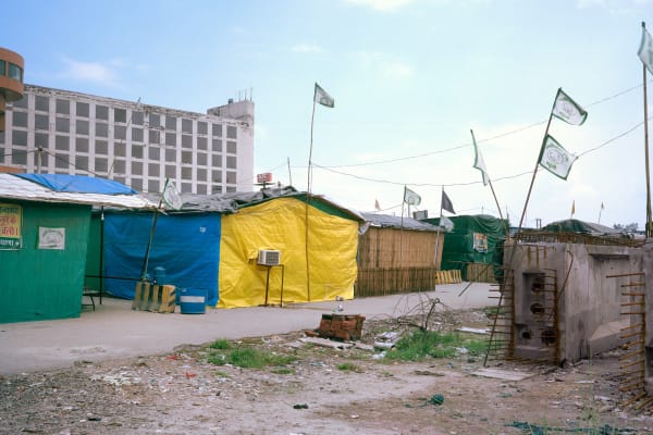 Untitled, (68) from the series The Village on the Highway, 2021 Archival pigment print 43.5 x 65.25 in