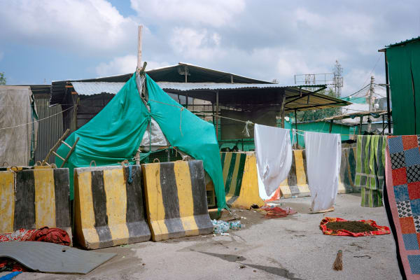 Untitled, (88) from the series The Village on the Highway, 2021 Archival pigment print 43.5 x 65.25 in