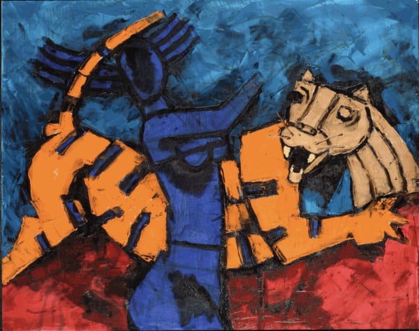 M.F. Husain: '88 Oils