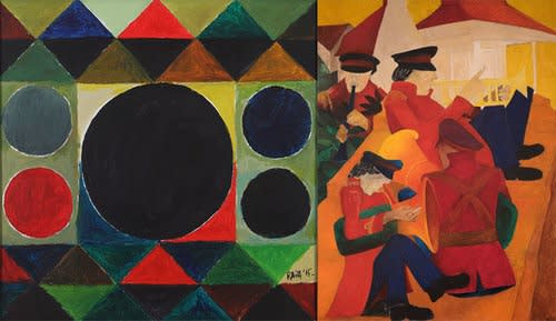 S.H. Raza & Krishen Khanna | Yugma II