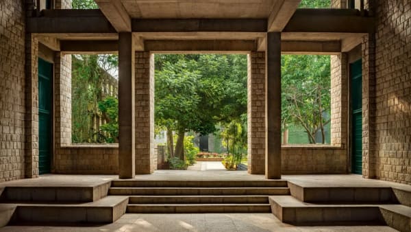 Inside IIM Bangalore, where BV Doshi's architecture is at one with nature