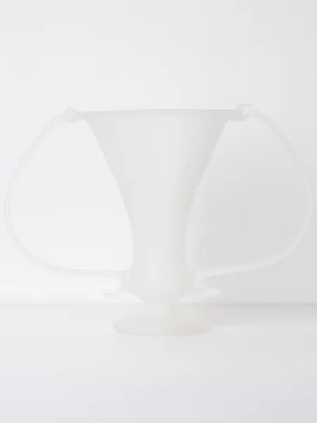 DIMA SROUJI Ghosts II - 10, 2025 Frosted hand blown glass 35 x 45 cm