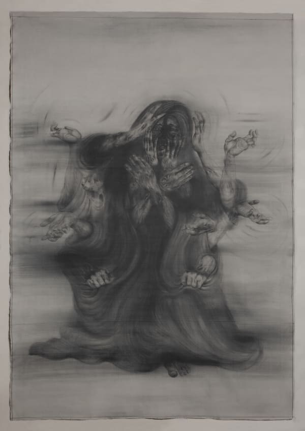 Phoenix 250 X175 Cm Graphite On Cotton