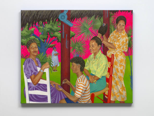 Delvin Lugo The Pupil, 2022 Oil on canvas 30 x 36 inches