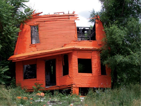 Object Orange, West Hancock, Detroit (#2), 2005