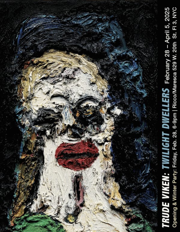 Trude Viken, Untitled, 2018, oil on canvas, 40.6 x 30.5 cm, courtesy of Trude Viken and Ricco/Maresca