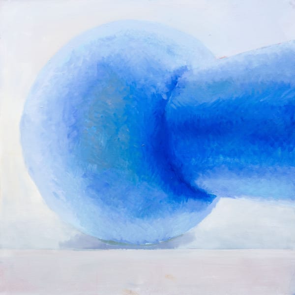 Astrid Kajsa Nylander, Blå Pjäs, 2024, oil on linen, 101 x 201 cm, photo credit: Astrid Kajsa Nylander