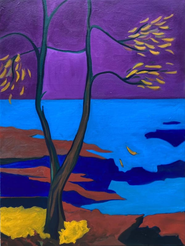 Henry Glover, For a Reason. Oil on canvas, 2022, 80 x 60 cm