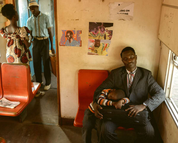Between Stations, Accra, Ghana, 2024. “Hero, Father, Friend” Series