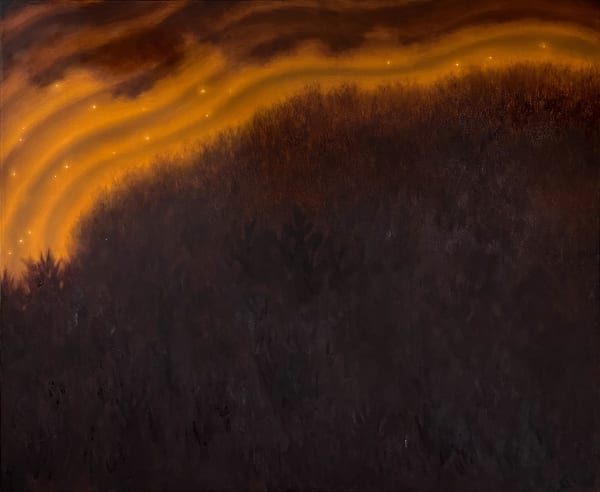 Supawich Weesapen, The Breath of Terra, 2023, Oil on canvas, 100 x 120 cm.