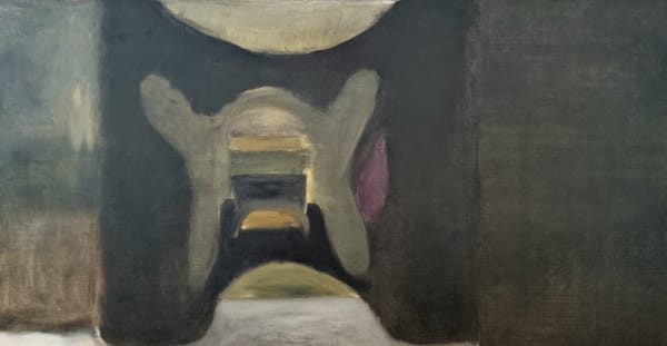 Jean Messagier Hiver 51, 1951 Huile sur toile / Oil on canvas 55 x 100 cm