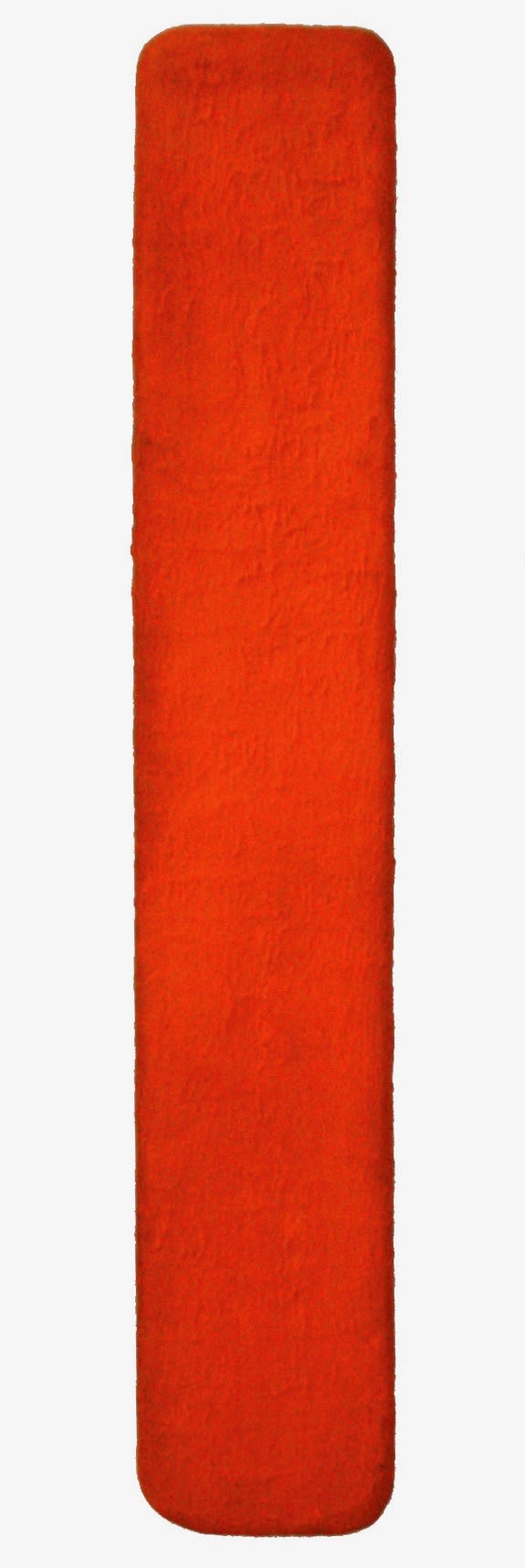 Yves Klein Monochrome M119, 1957 « Mine-orange » pigment sur toile / "Lead orange" pigment on canvas 42 x 8 cm