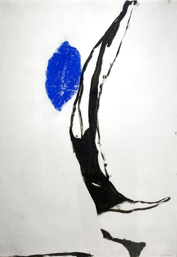 Jean-Charles BLAIS Sans titre 1989 Peinture et pastel sur papier / Painting and pastel on paper 100 x 70 cm