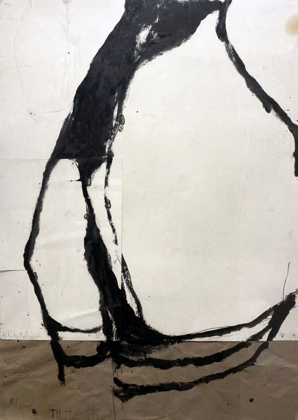 Jean-Charles BLAIS Sans titre 1989 Collage et peinture sur papier / Collage and painting on paper 88 x 63 cm