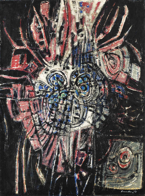 CORNEILLE Notagamiras, 1956 Huile sur toile / Oil on canvas 81 x 60 cm