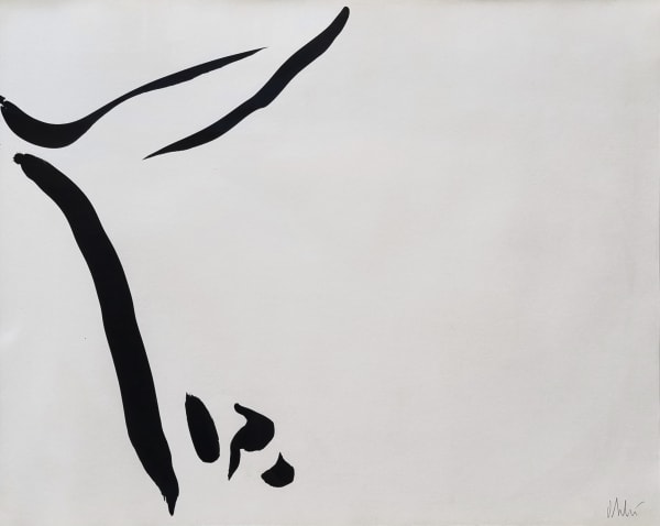 Olivier DEBRÉ Sans titre 1989 Encre de chine sur papier / Chinese Ink on paper 81 x 100 cm