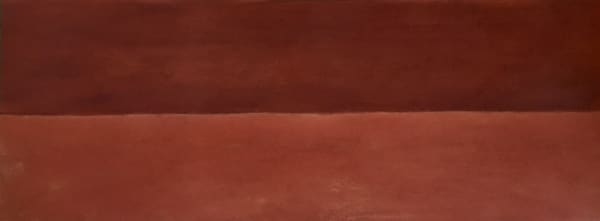 Horizon 15, dry pastel, 30 x 80 cm