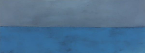 Horizon 2, dry pastel, 30 x 80 cm