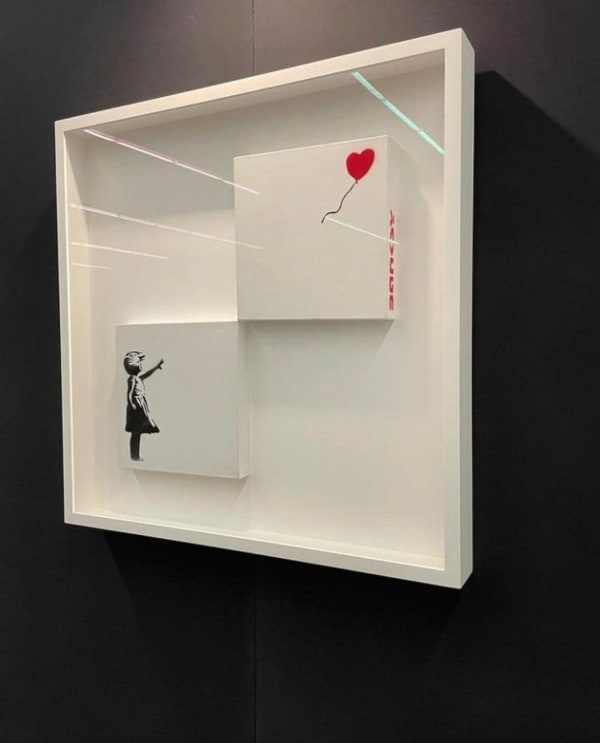 Banksy artwork on wall