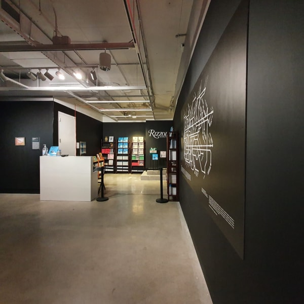 Banksy artworks hanging on wall