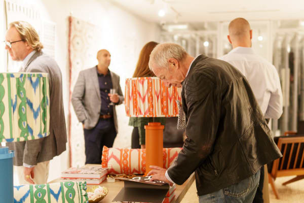 Guests at the exhibition