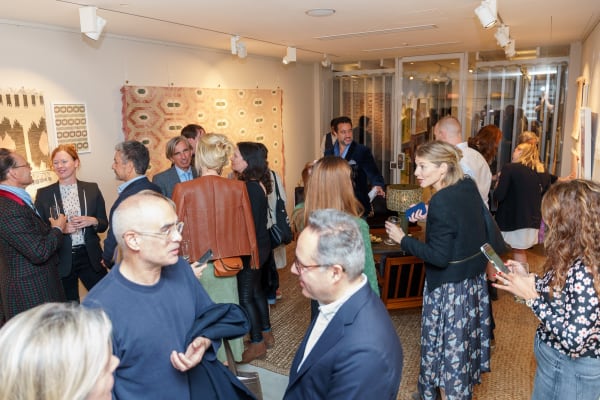 Guests at the exhibition