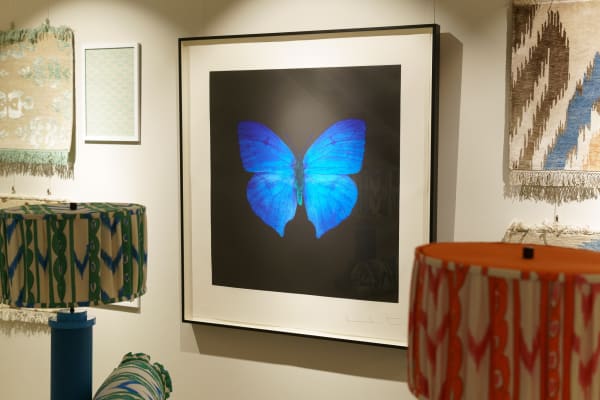 Artwork hanging on the wall