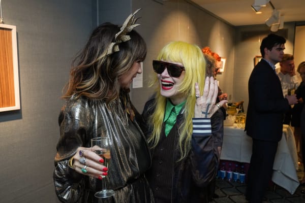 Guests at the exhibition opening