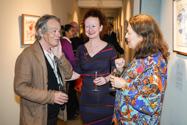 Guests at the exhibition opening