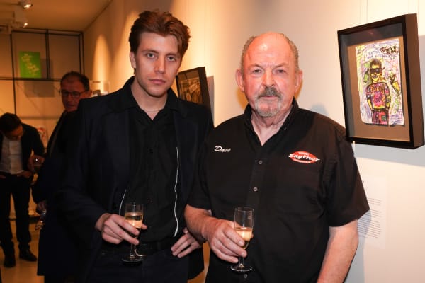 Guests at the exhibition opening