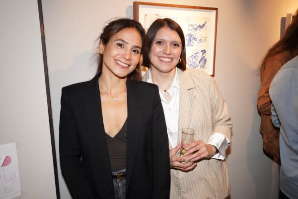 Guests at the exhibition opening