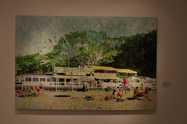 Paul Robinson artworks hanging on the wall