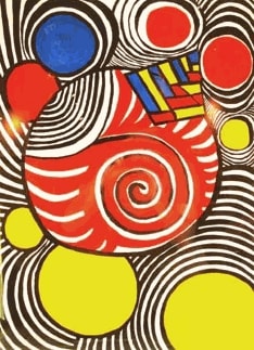 Alexander Calder Clown lithograph