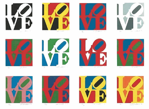 Robert Indiana Love print