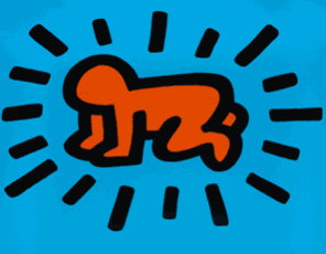 Keith Haring shiny baby