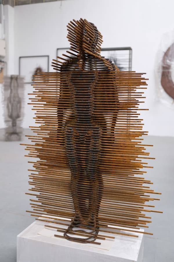 Peter Burke artwork hanging in Exhibition