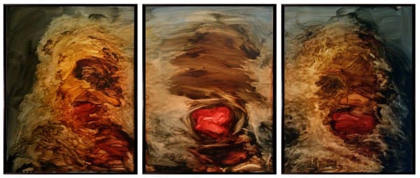 011232 Van Mullem Ink On Board 140Cm X 300Cm