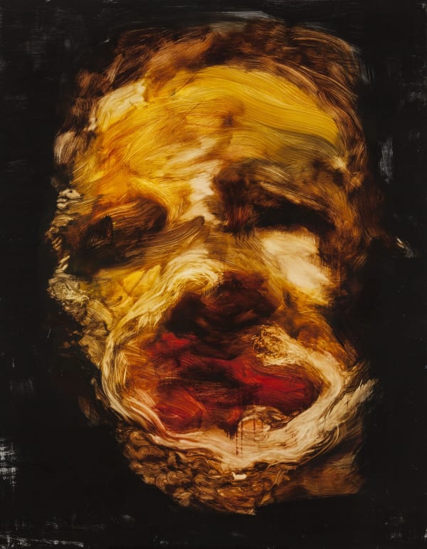 011242 Van Mullem Sans Titre Ink On Board 180Cm X 140Cm 2012